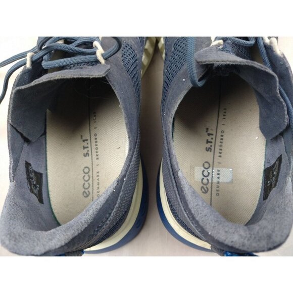 Ecco Men's 9.5 Zipflex Breathru Hydromax Magnet Blue Sneaker 43 - Picture 9 of 10